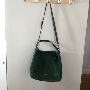 Coach Green Leather Bag